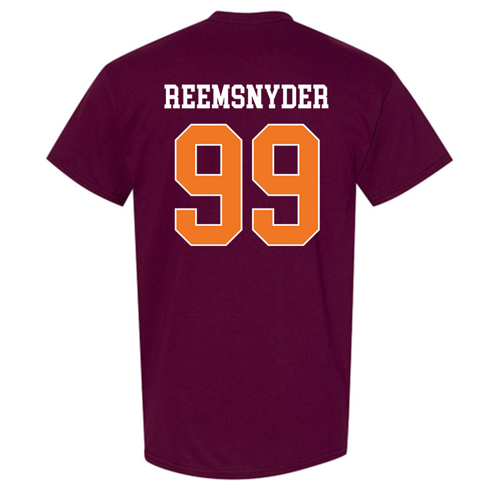 Virginia Tech - NCAA Football : Cole Reemsnyder - Classic Shersey T-Shirt-1