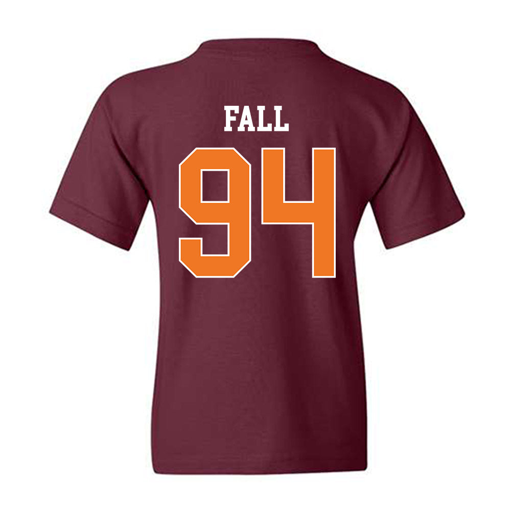 Virginia Tech - NCAA Football : Elhadj Fall - Classic Shersey Youth T-Shirt-1