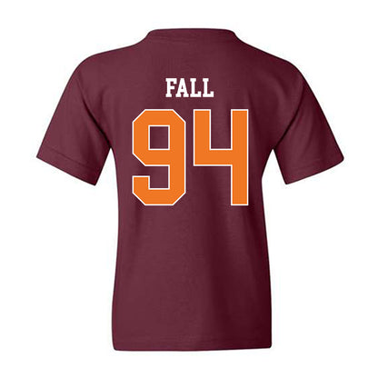 Virginia Tech - NCAA Football : Elhadj Fall - Classic Shersey Youth T-Shirt-1
