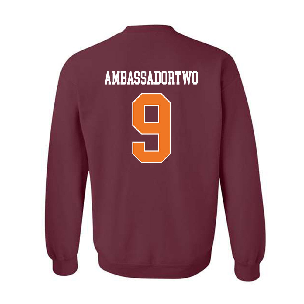 Virginia Tech - NCAA Men's Soccer : Test AmbassadorTwo - Classic Shersey Crewneck Sweatshirt-1