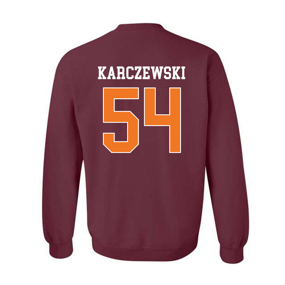 Virginia Tech - NCAA Football : Grant Karczewski - Classic Shersey Crewneck Sweatshirt-1