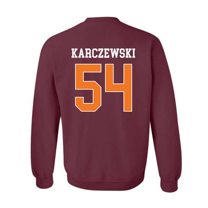 Virginia Tech - NCAA Football : Grant Karczewski - Classic Shersey Crewneck Sweatshirt-1