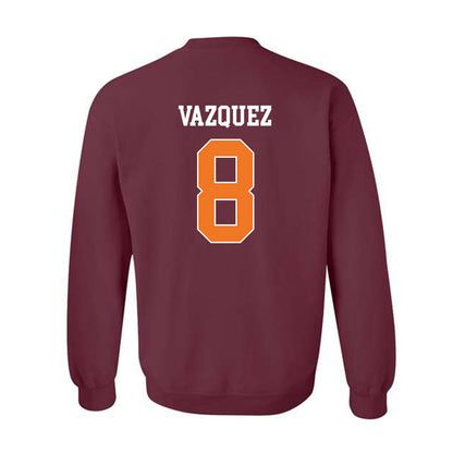 Virginia Tech - NCAA Men's Soccer : Chase Vazquez - Classic Shersey Crewneck Sweatshirt-1