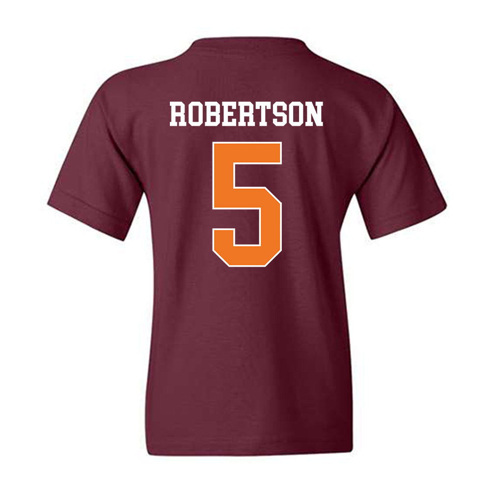 Virginia Tech - NCAA Baseball : Aiden Robertson - Classic Shersey Youth T-Shirt-1