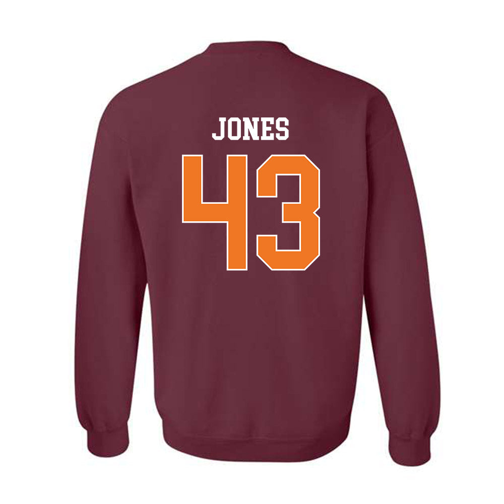 Virginia Tech - NCAA Football : Josh Jones - Classic Shersey Crewneck Sweatshirt-1