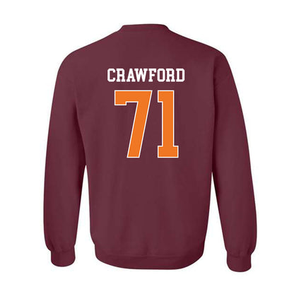 Virginia Tech - NCAA Football : Gavin Crawford - Classic Shersey Crewneck Sweatshirt-1