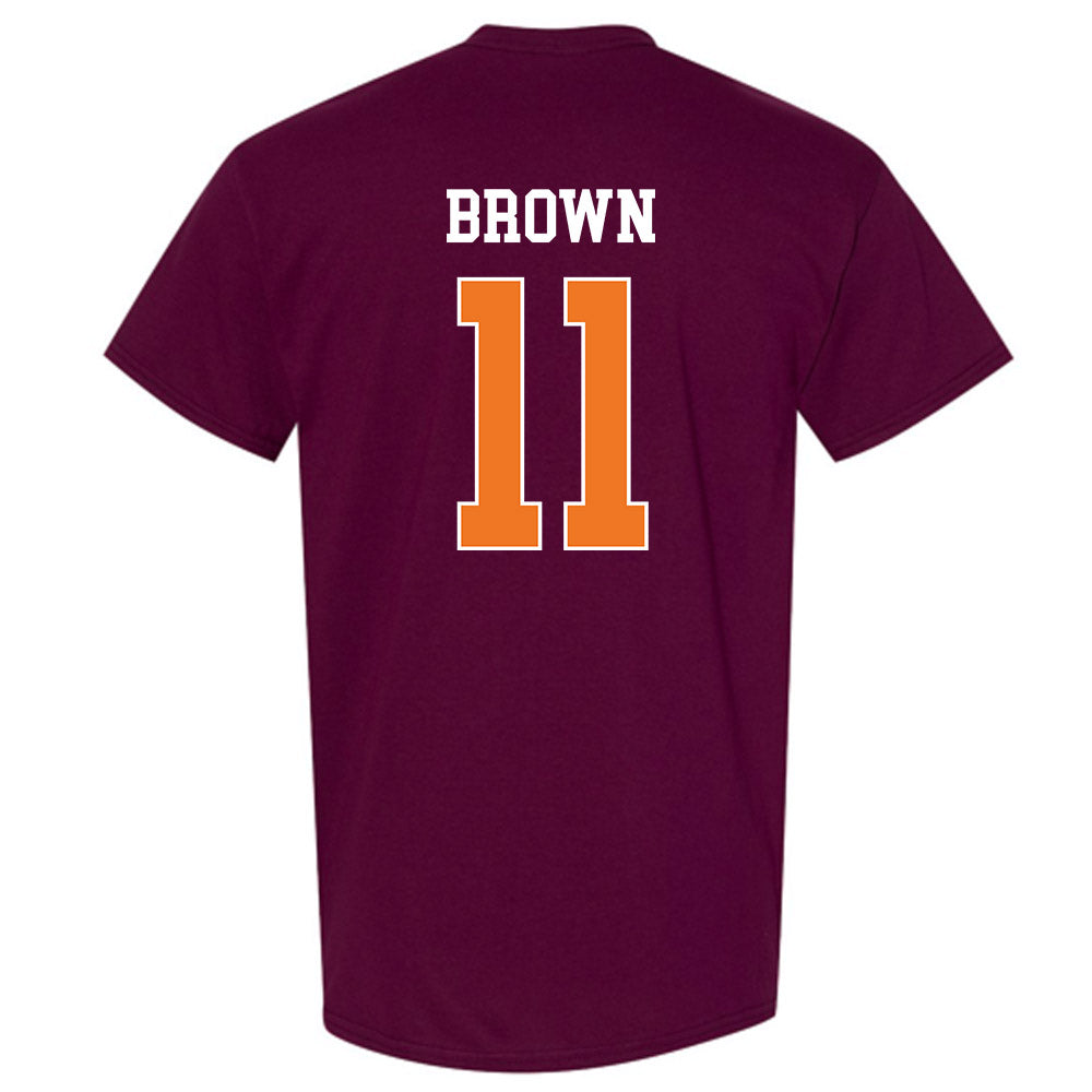 Virginia Tech - NCAA Football : Davion Brown - Classic Shersey T-Shirt-1