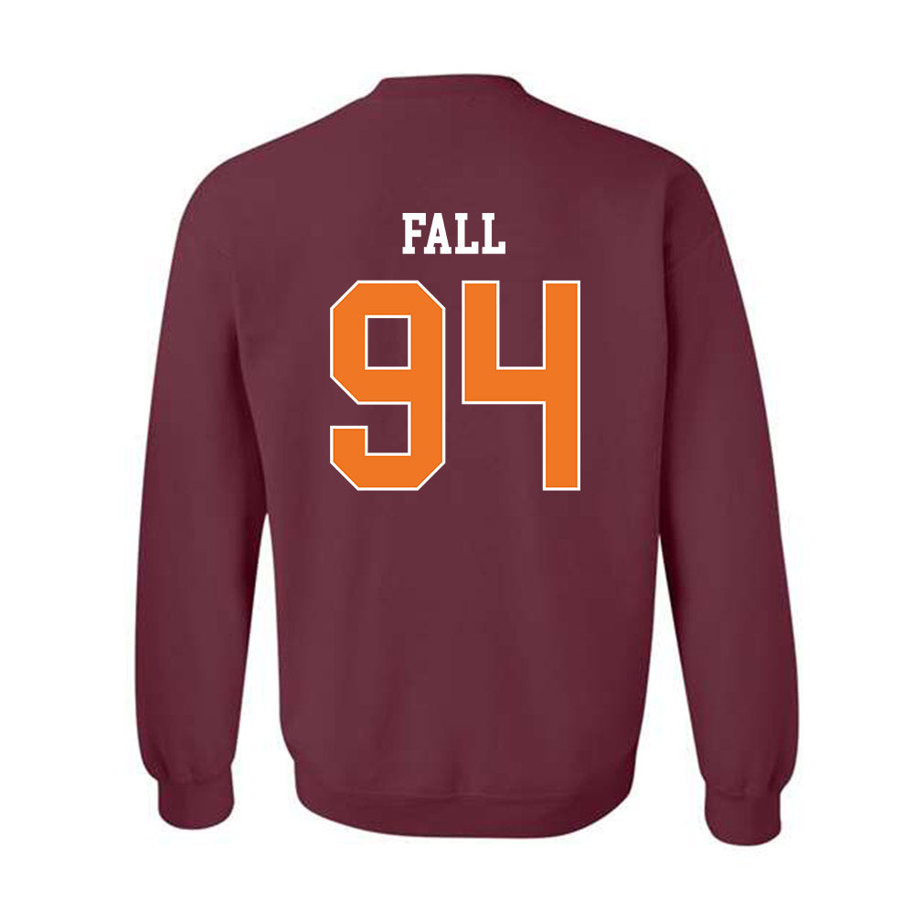 Virginia Tech - NCAA Football : Elhadj Fall - Classic Shersey Crewneck Sweatshirt-1