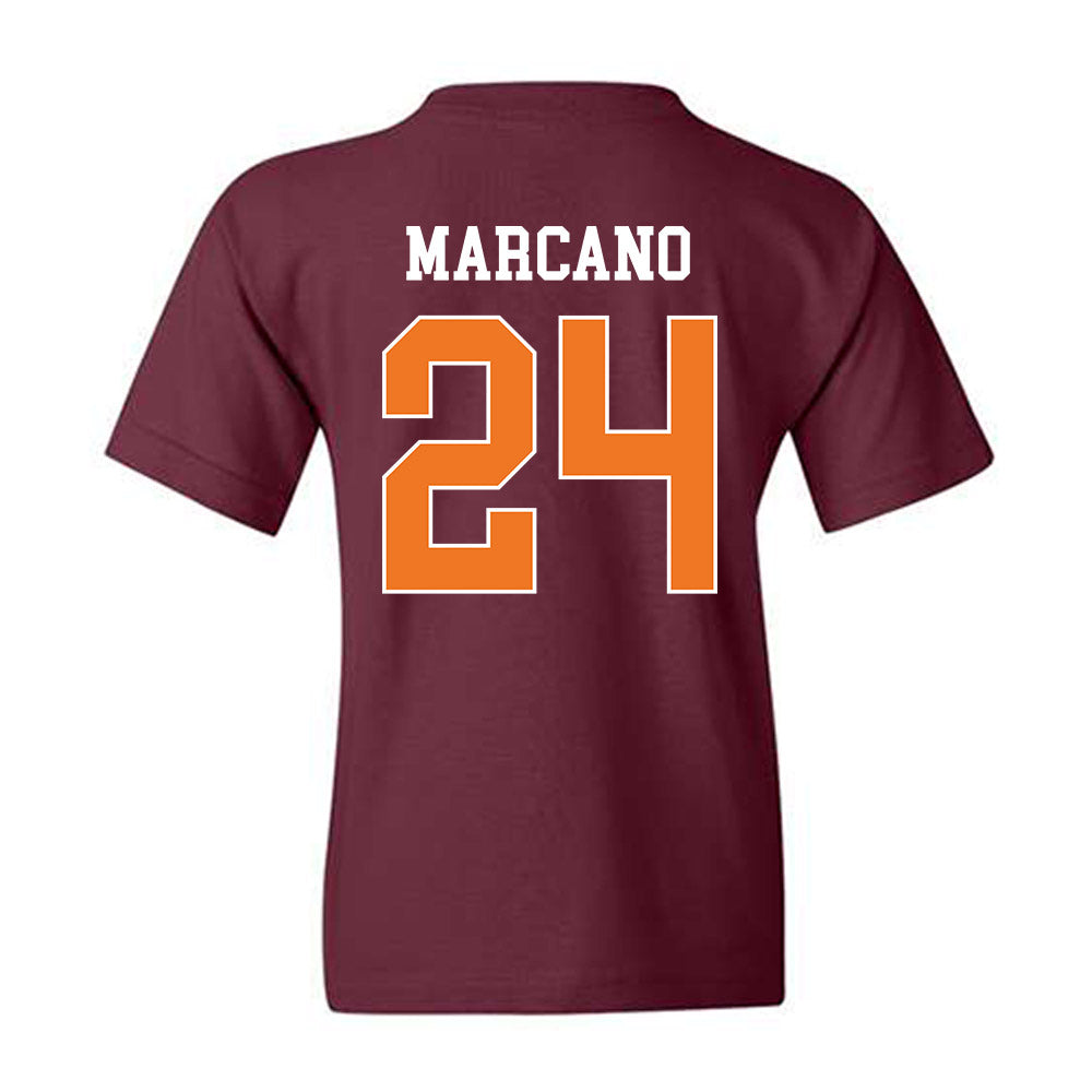 Virginia Tech - NCAA Men's Soccer : Ian Marcano - Classic Shersey Youth T-Shirt-1