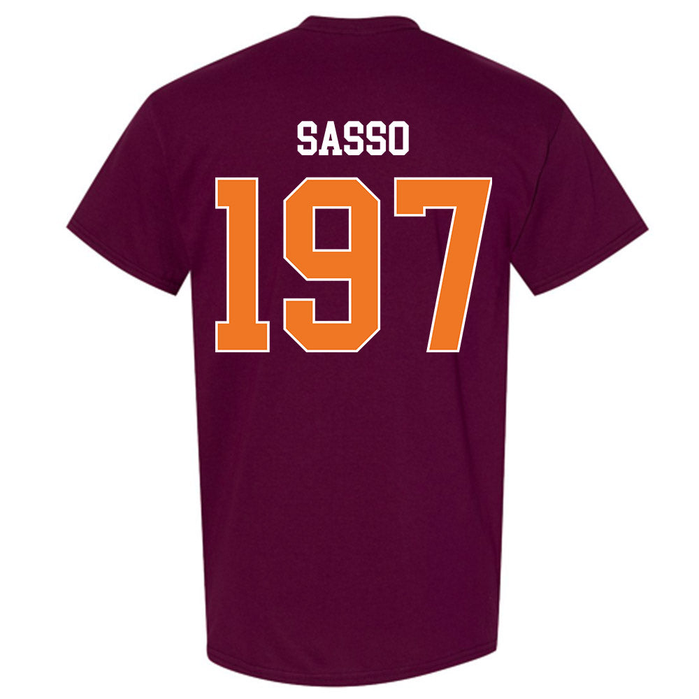 Virginia Tech - NCAA Wrestling : Sonny Sasso - Classic Shersey T-Shirt-1