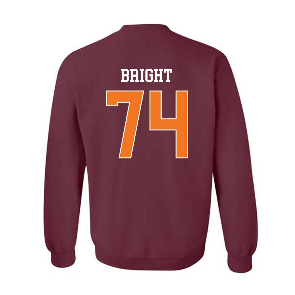 Virginia Tech - NCAA Football : Marlen Bright - Classic Shersey Crewneck Sweatshirt-1