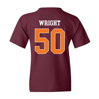 Virginia Tech - NCAA Football : Nathaniel Wright - Classic Shersey Youth T-Shirt-1
