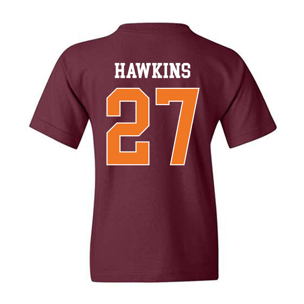 Virginia Tech - NCAA Football : Marcellous Hawkins - Classic Shersey Youth T-Shirt-1