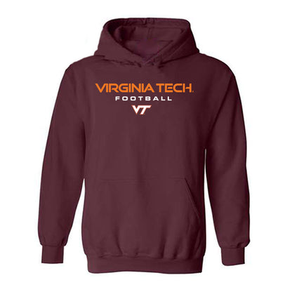 Virginia Tech - NCAA Football : Brett Clatterbaugh - Classic Shersey Hooded Sweatshirt-0