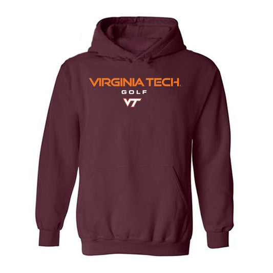 Virginia Tech - NCAA Women's Golf : Valentine Delon - Classic Shersey Hooded Sweatshirt-0