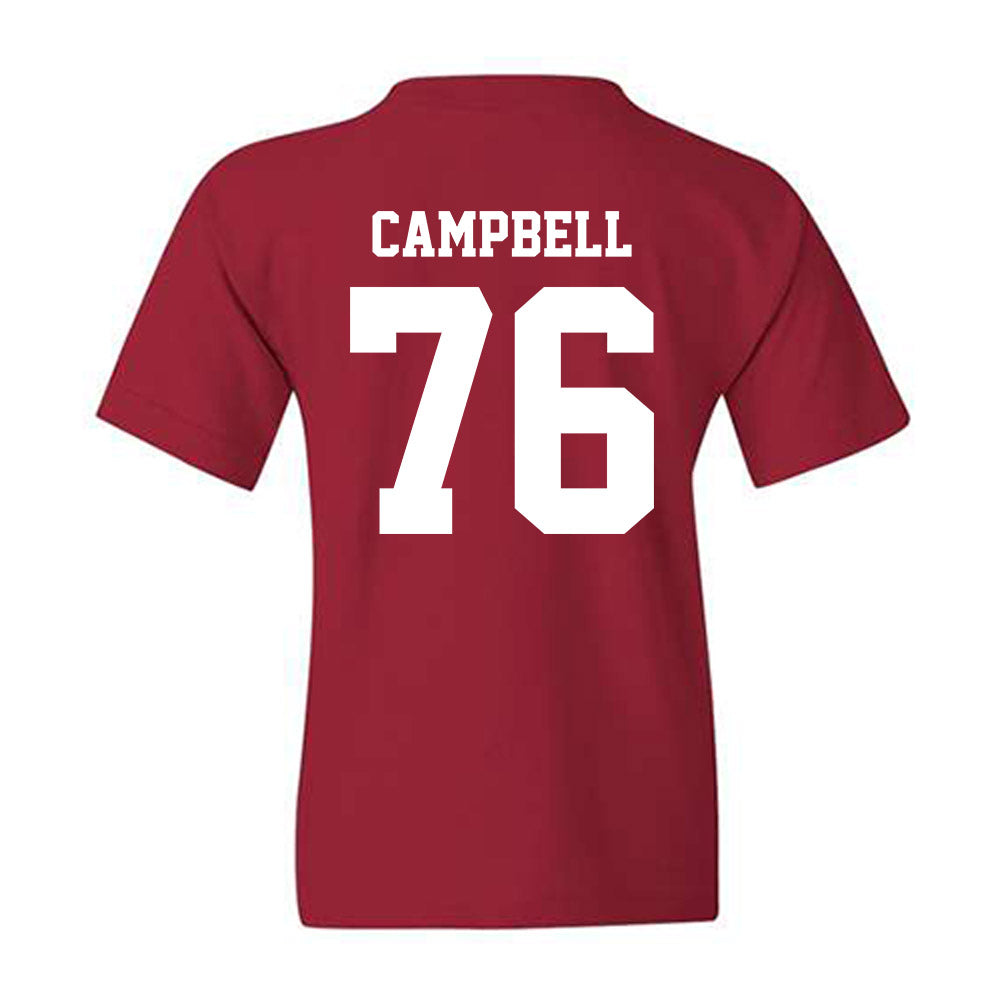 WSU - NCAA Football : Grayson Campbell - Classic Shersey Youth T-Shirt-1