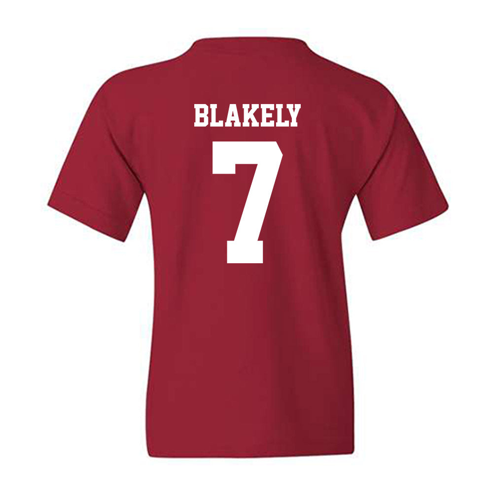 WSU - NCAA Men's Basketball : Dieume Blakely - Classic Shersey Youth T-Shirt-1