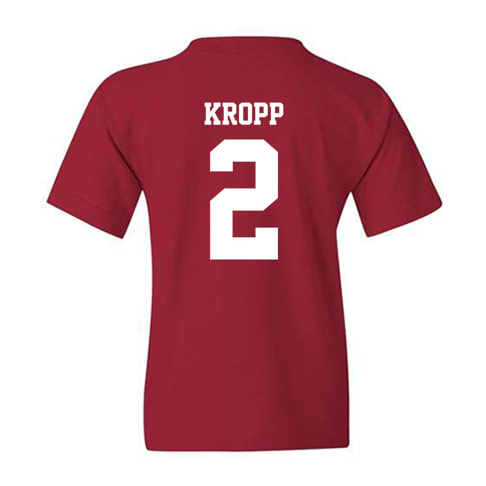 WSU - NCAA Men's Basketball : Tyler Kropp - Classic Shersey Youth T-Shirt-1