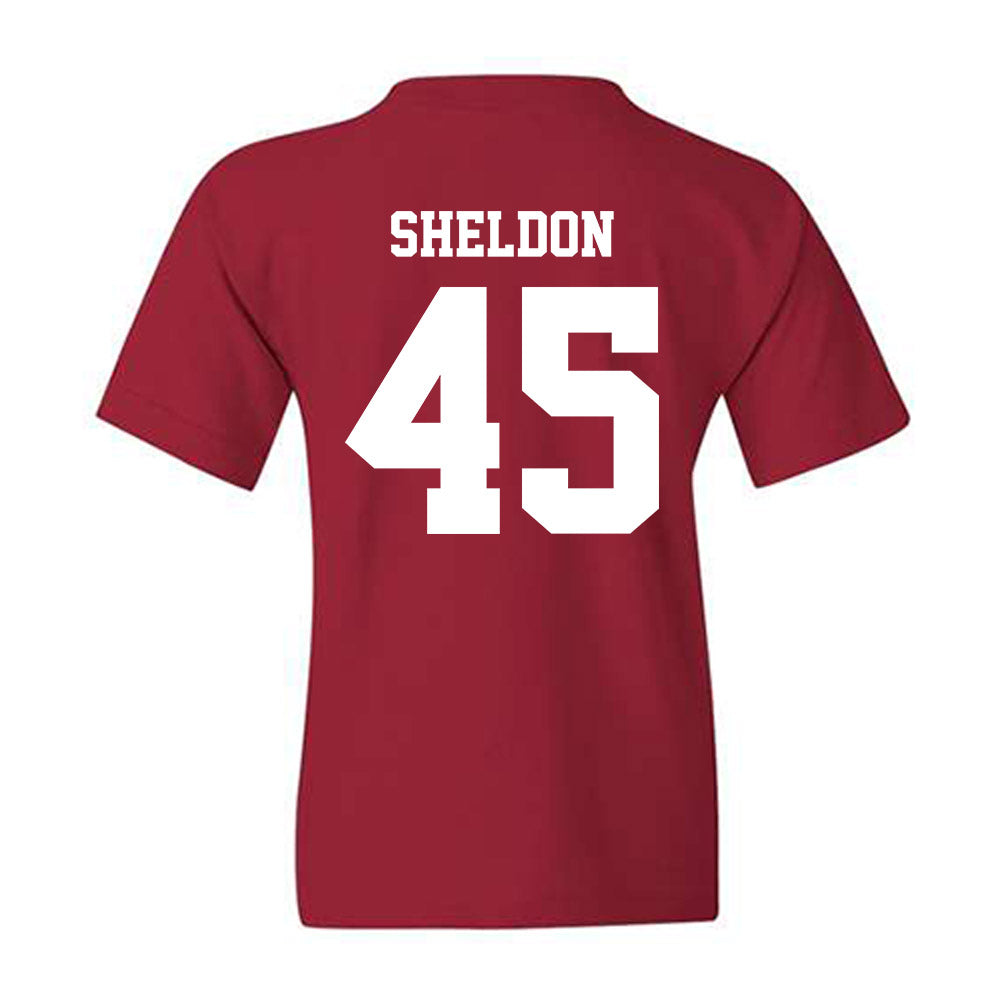 WSU - NCAA Baseball : Austin Sheldon - Classic Shersey Youth T-Shirt-1