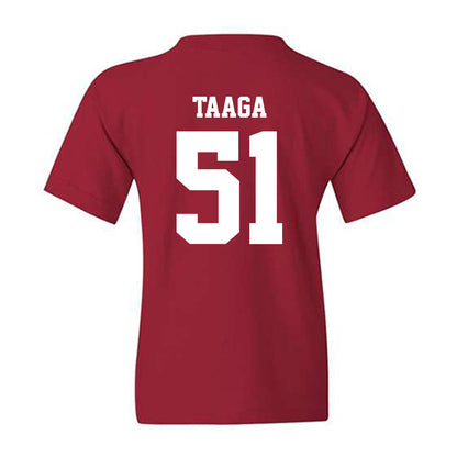 WSU - NCAA Football : Lolo Taaga - Classic Shersey Youth T-Shirt-1