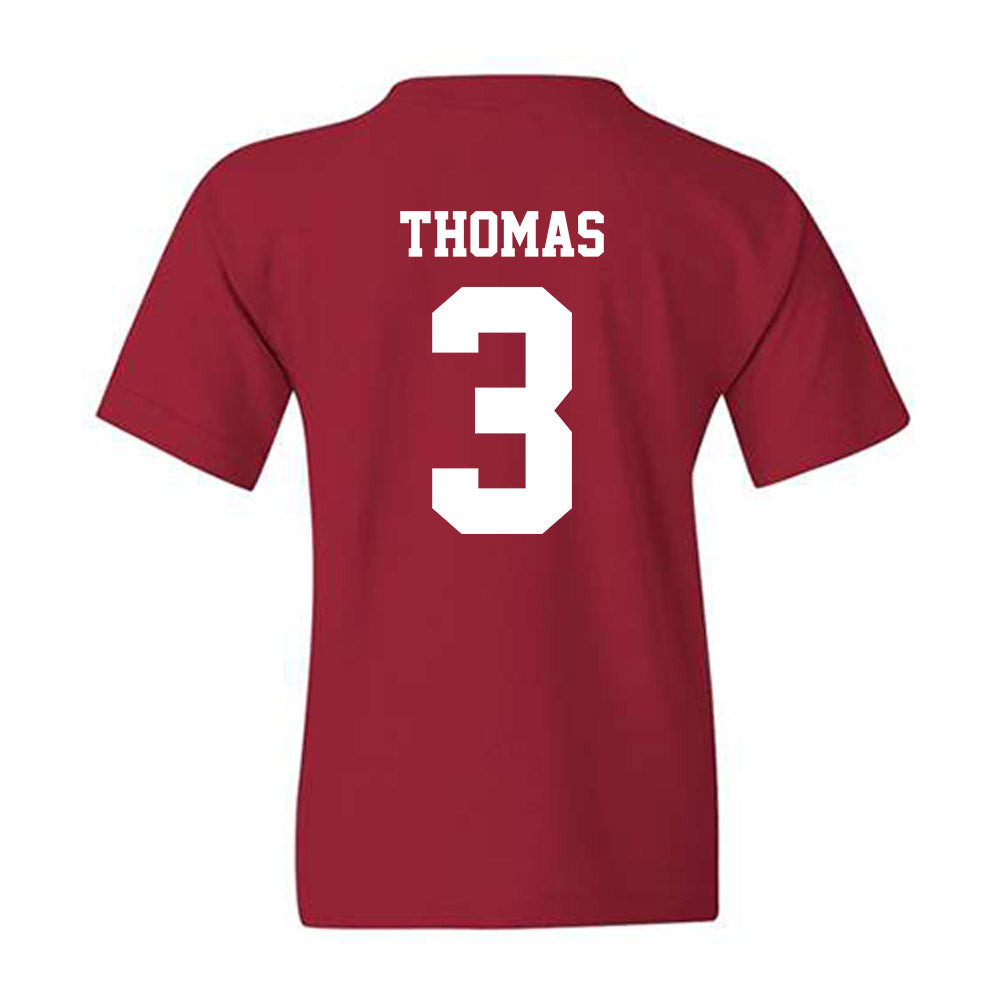 WSU - NCAA Football : Jaylen Thomas - Classic Shersey Youth T-Shirt-1