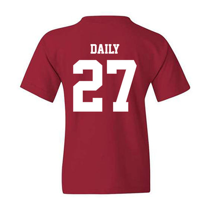 WSU - NCAA Baseball : Lleyton Daily - Classic Shersey Youth T-Shirt-1