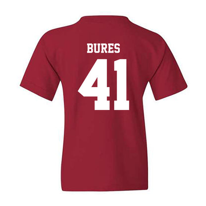 WSU - NCAA Football : Sean Bures - Classic Shersey Youth T-Shirt-1