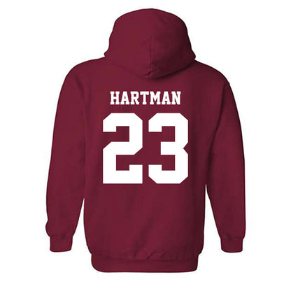 WSU - NCAA Baseball : Max Hartman - Classic Shersey Hooded Sweatshirt-1