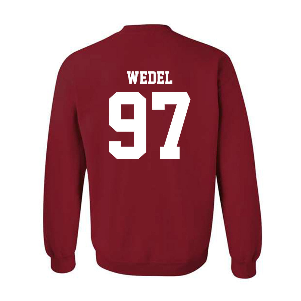 WSU - NCAA Football : Josh Wedel - Classic Shersey Crewneck Sweatshirt-1