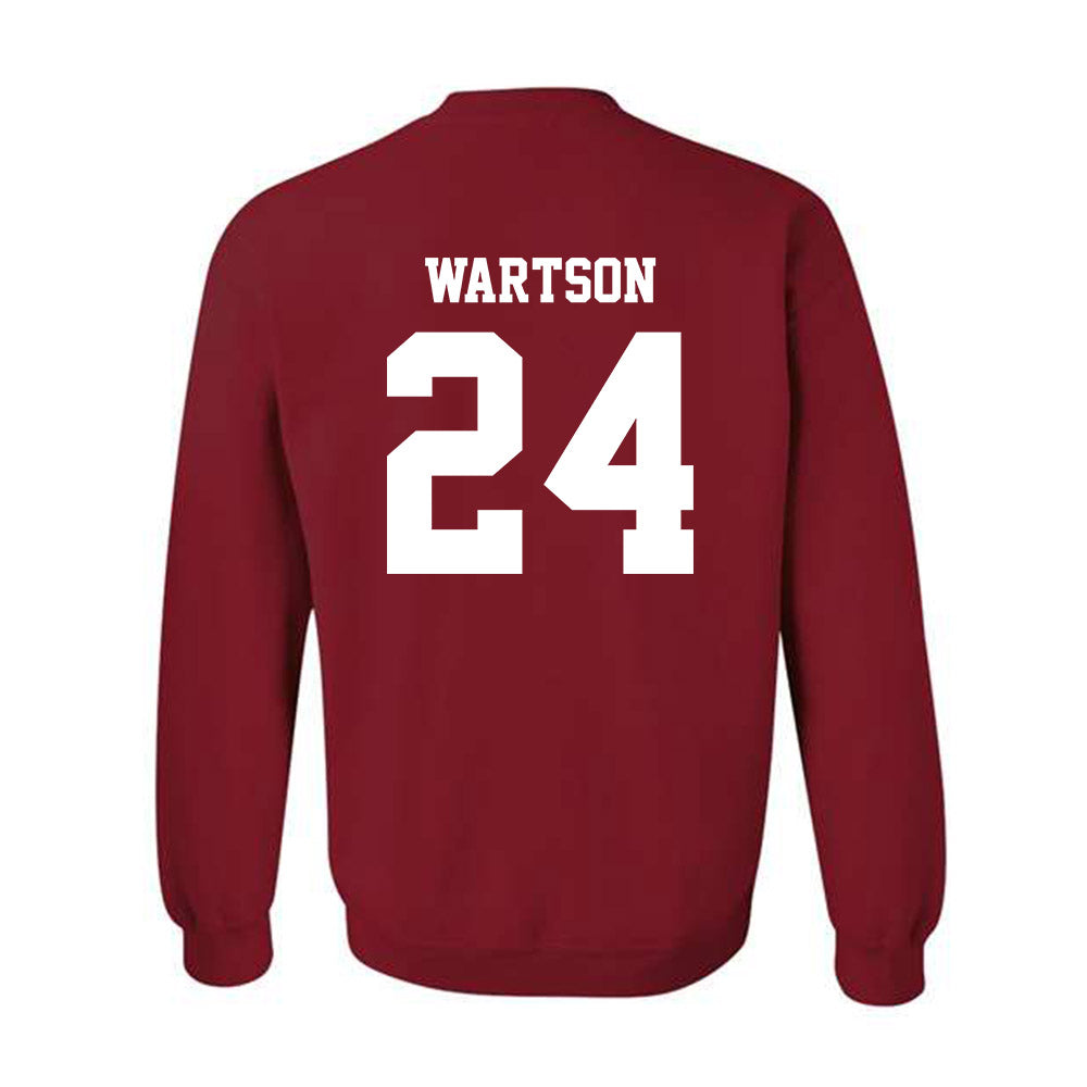 WSU - NCAA Football : Elmo Wartson - Classic Shersey Crewneck Sweatshirt-1