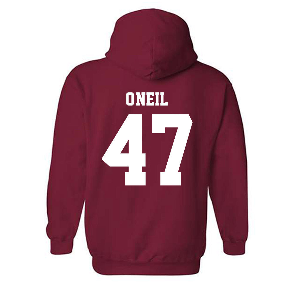 WSU - NCAA Baseball : Dillon O'Neil - Classic Shersey Hooded Sweatshirt-1