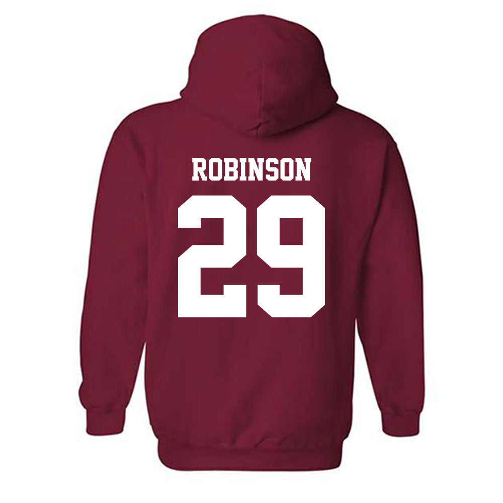 WSU - NCAA Baseball : Jacob Robinson - Classic Shersey Hooded Sweatshirt-1