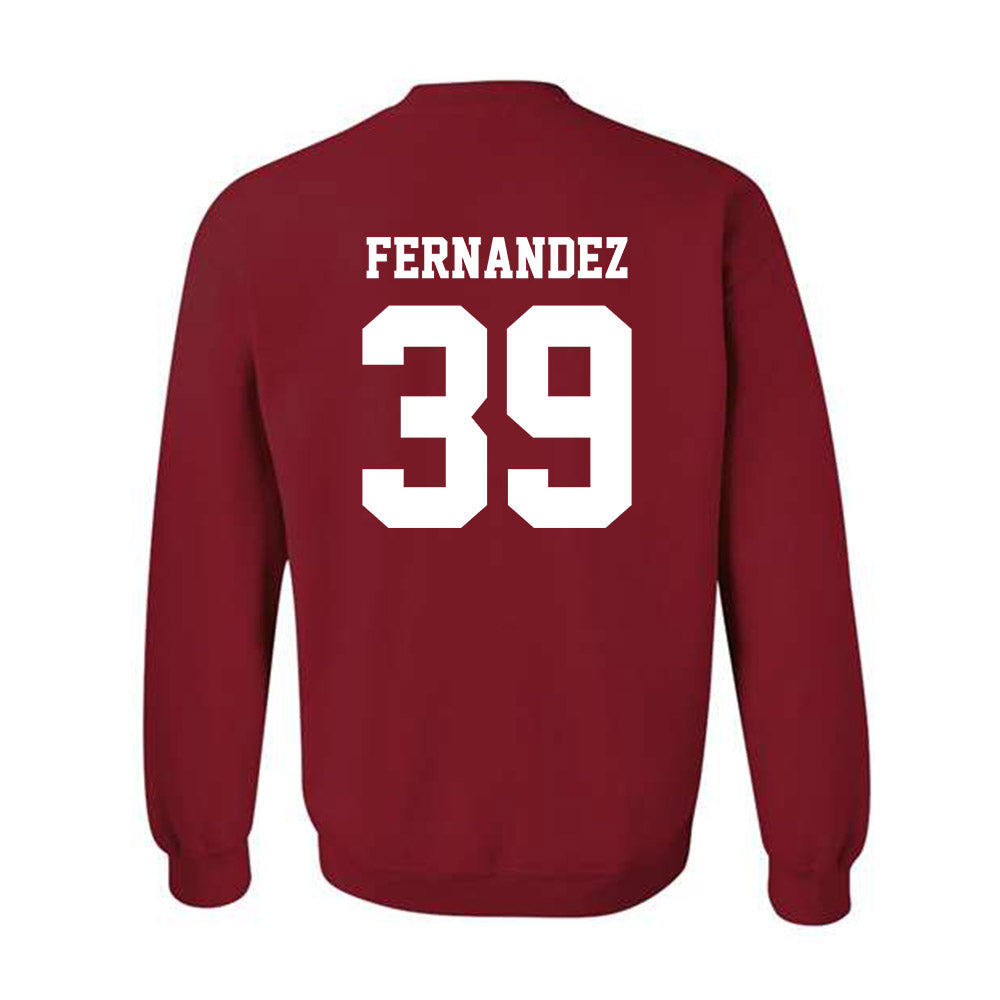 WSU - NCAA Baseball : Joel Fernandez - Classic Shersey Crewneck Sweatshirt-1