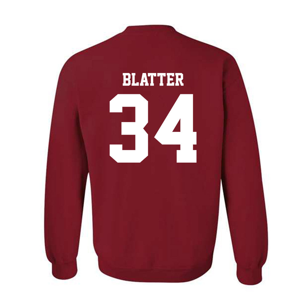 WSU - NCAA Baseball : Brock Blatter - Classic Shersey Crewneck Sweatshirt-1