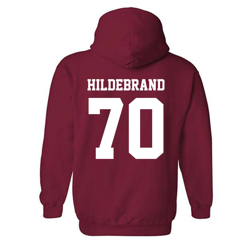 WSU - NCAA Football : Dylan Hildebrand - Classic Shersey Hooded Sweatshirt-1