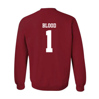 WSU - NCAA Football : Daniel Blood - Classic Shersey Crewneck Sweatshirt-1