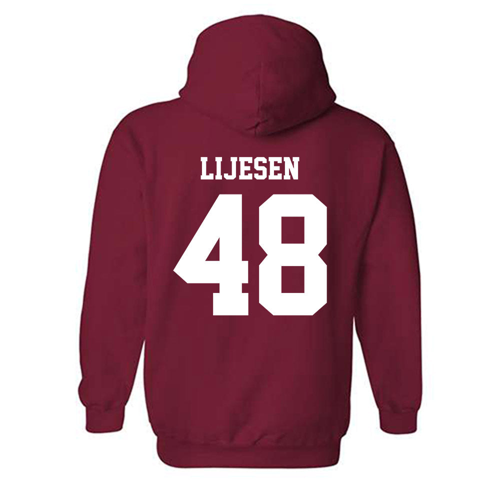 WSU - NCAA Football : Joshua Lijesen - Classic Shersey Hooded Sweatshirt-1