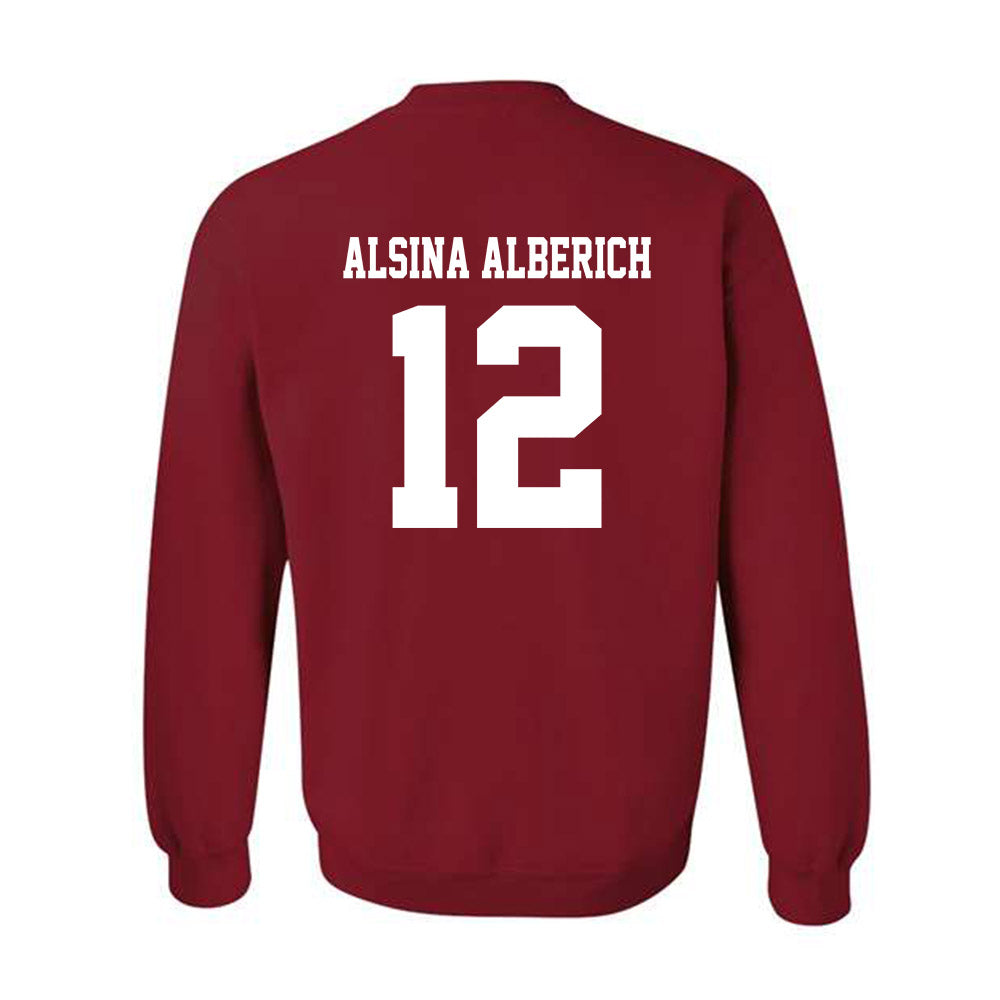 WSU - NCAA Women's Basketball : Marta Alsina Alberich - Classic Shersey Crewneck Sweatshirt-1