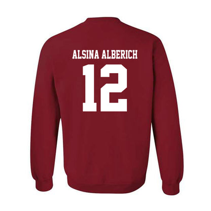 WSU - NCAA Women's Basketball : Marta Alsina Alberich - Classic Shersey Crewneck Sweatshirt-1