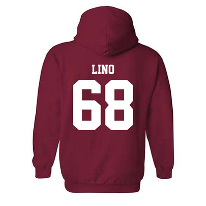WSU - NCAA Football : Christopher Lino - Classic Shersey Hooded Sweatshirt-1