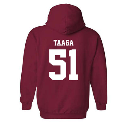 WSU - NCAA Football : Lolo Taaga - Classic Shersey Hooded Sweatshirt-1