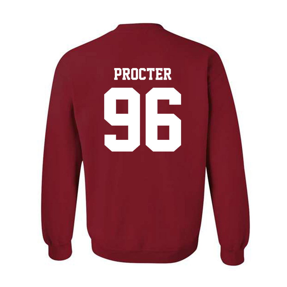 WSU - NCAA Football : Jack Procter - Classic Shersey Crewneck Sweatshirt-1