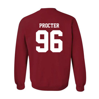 WSU - NCAA Football : Jack Procter - Classic Shersey Crewneck Sweatshirt-1