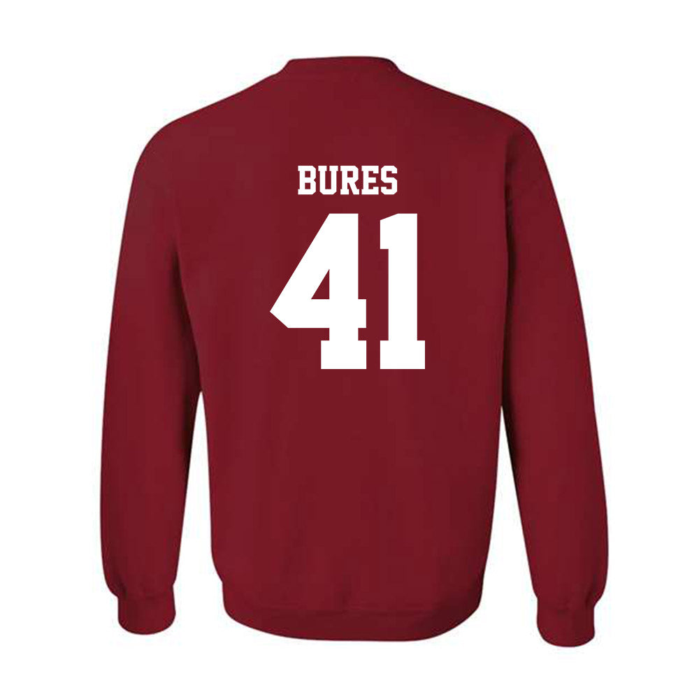WSU - NCAA Football : Sean Bures - Classic Shersey Crewneck Sweatshirt-1