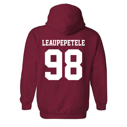WSU - NCAA Football : Jirah Leaupepetele - Classic Shersey Hooded Sweatshirt-1
