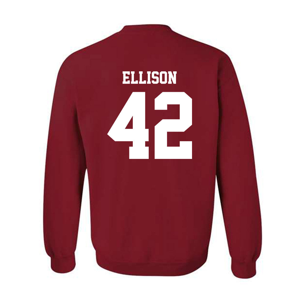 WSU - NCAA Football : Jack Ellison - Classic Shersey Crewneck Sweatshirt-1