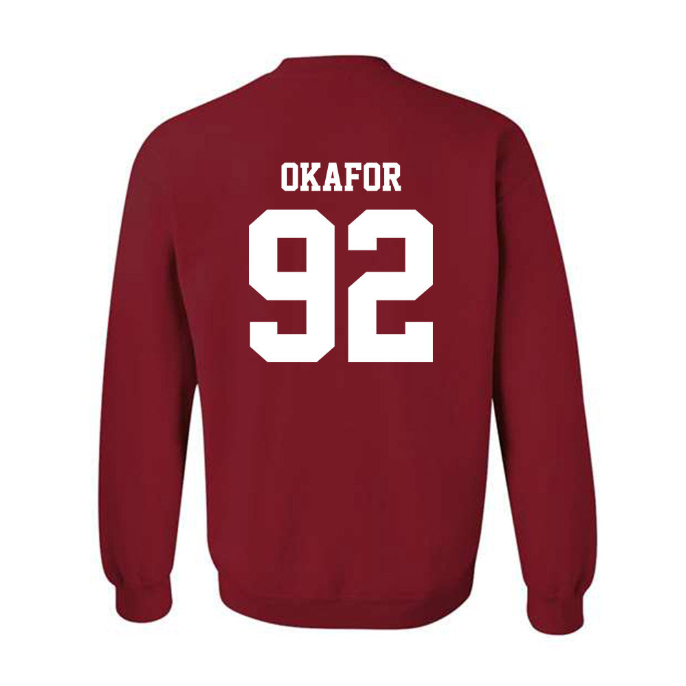 WSU - NCAA Football : Ike Okafor - Classic Shersey Crewneck Sweatshirt-1