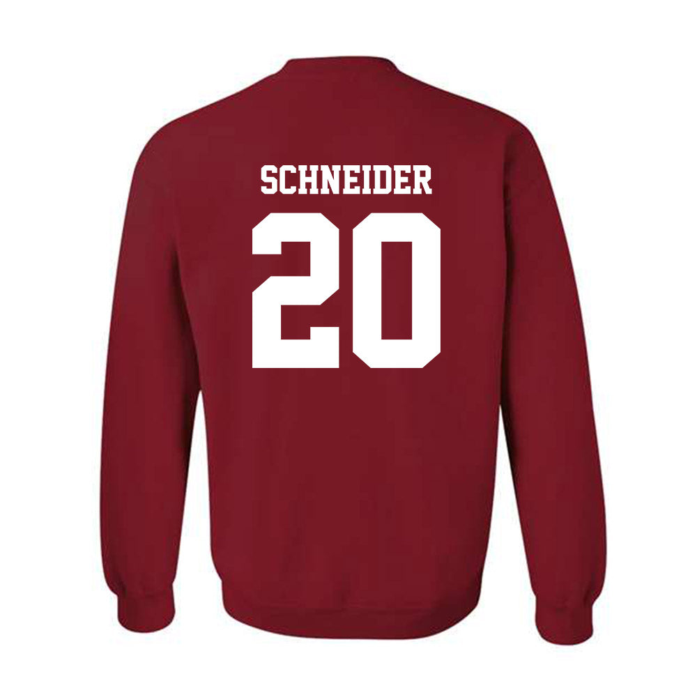 WSU - NCAA Baseball : Gabe Schneider - Classic Shersey Crewneck Sweatshirt-1