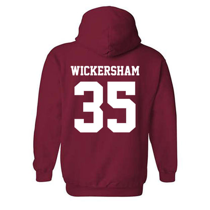 WSU - NCAA Baseball : Kaden Wickersham - Classic Shersey Hooded Sweatshirt-1