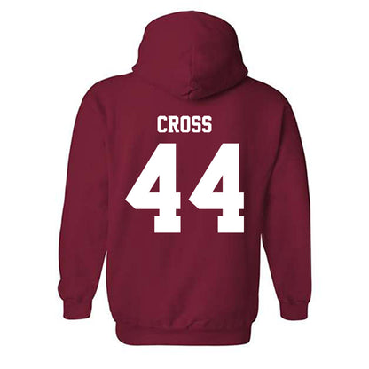 WSU - NCAA Baseball : Brock Cross - Classic Shersey Hooded Sweatshirt-1